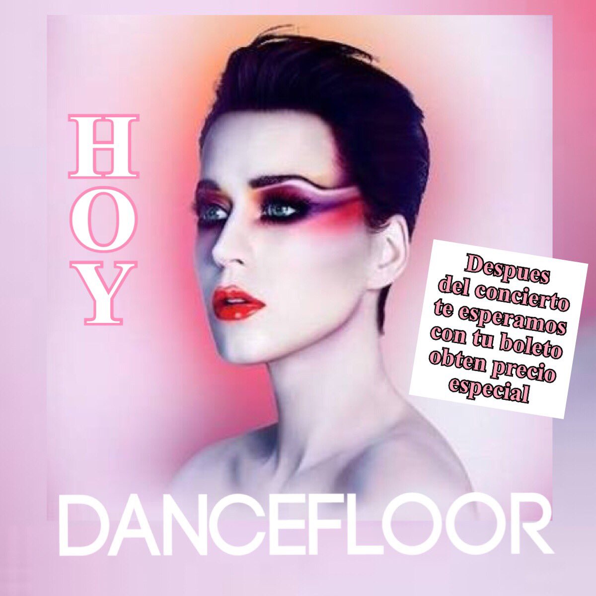 pacosegoviano's tweet photo. Después del concierto de @katyperry todos vamos a @dancefloor_mx presenta tu boleto y obtén Cover preferente ...!!!
@GayPrideMexico @livingmex #jueves #ColoniaRoma #NochePop #popnight #music https://t.co/V83TP2lIhh