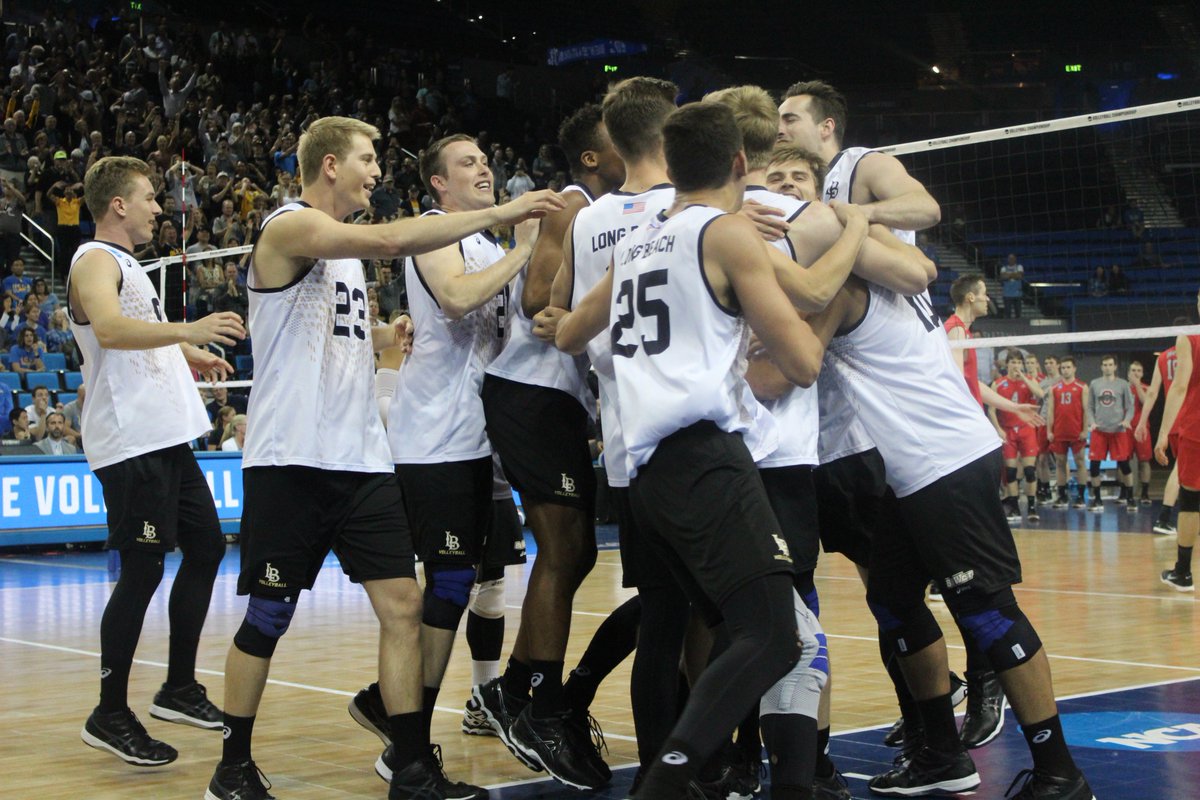 AVCAVolleyball's tweet image. .@lbsumvb advances to the @NCAAVolleyball Championship Match!