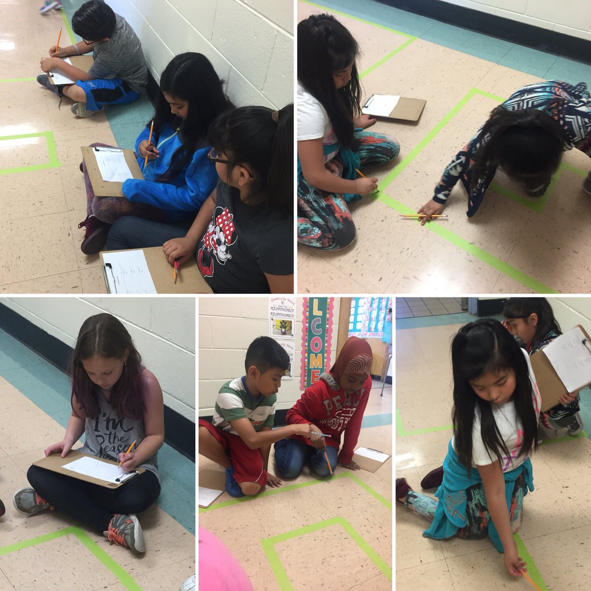 Extra perimeter and area practice! The larger examples helped us understand a lot better!