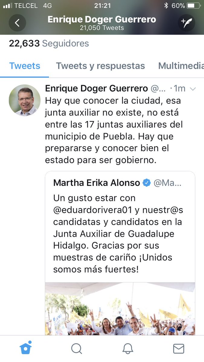 EnriqueDogerG_'s tweet photo. Y les envío la respuesta que le envié al ahora tweet fantasma de la candidata del PAN @MarthaErikaA https://t.co/53pqAIX687