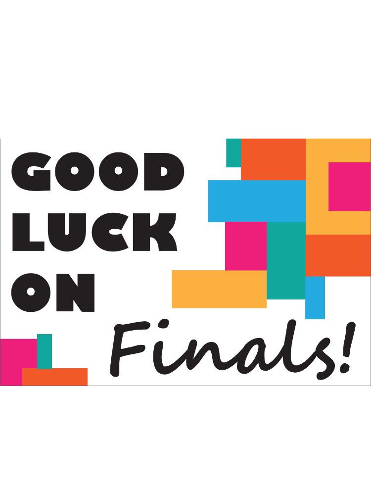 Finals start tomorrow here at GC! Students thank you for your work all semester! Study hard. 📖📝📚