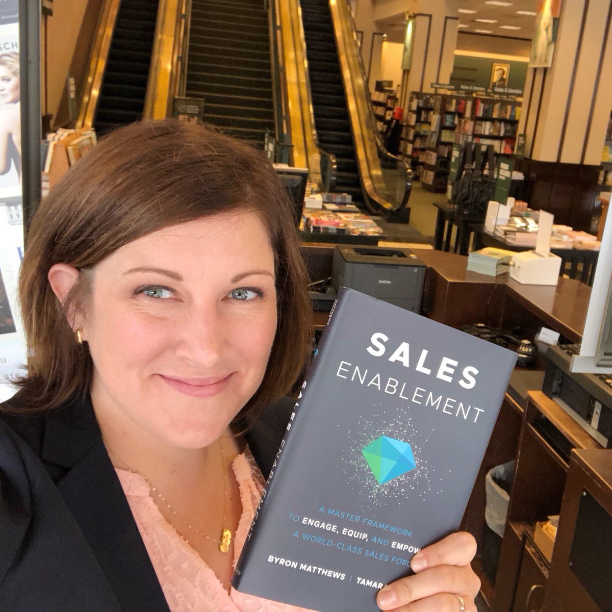 chrissykrampert's tweet photo. I grabbed my copy in Chicago! Get your #SalesEnablementBook and equip your sales team to empower world-class performance. https://t.co/lnfE3Wv9h0