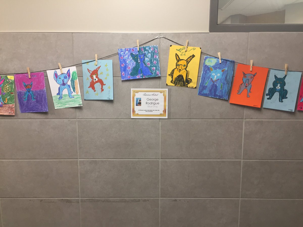 EastMidvaleElem's tweet photo. Check out the great artwork that EME Students created this year in their art brain booster https://t.co/I3jVd2L6ha