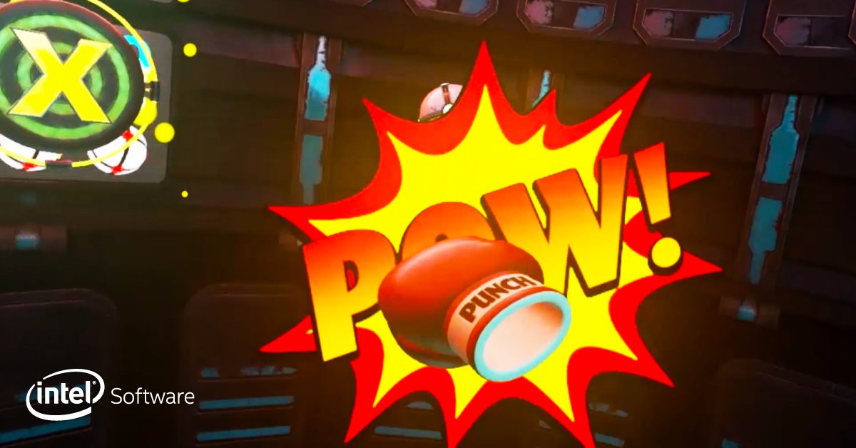 Do you like to punch things? Burn calories and battle through two challenging #VR game modes in #PunchBomb! intel.ly/2weZlEo