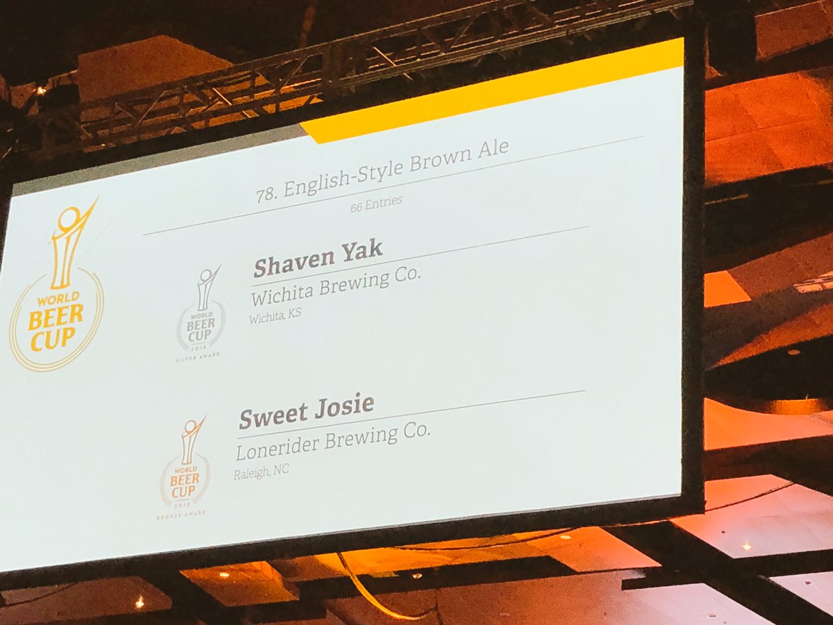 Sweet Josie brings home another prestigious medal from World Beer Cup. #ncbeer #outlawLife