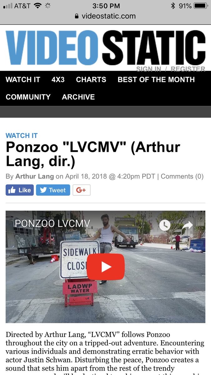 ponzoomusic's tweet photo. Thank you @Videostatic for the write up featuring the video to my song #LVCMV directed by the amazing @ArthurLangLA 🙏 https://t.co/QAPcGXLNPZ