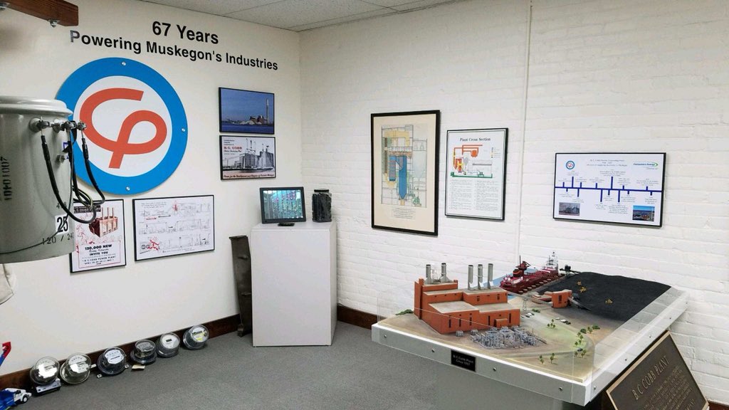 BloodworthCare's tweet photo. Incredibly proud of @ConsumersEnergy Foundation support of Muskegon Heritage Museum &amp; new #BCCobb Plant Exhibit #history #heritage #coalplant @DTMuskegon @VisitMuskegon @WatchMuskegon #watchmuskegom #museum #replica https://t.co/vpncXXbC6G