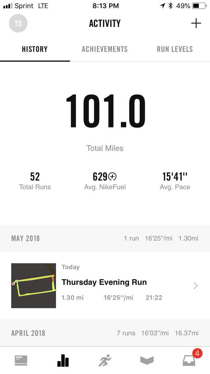 10 years ago I first started working at McKinley, founding school of #100mileclub. Today was the first time I ever actually hit my goal of 100 miles. Thanks Kara Lubin for your encouragement