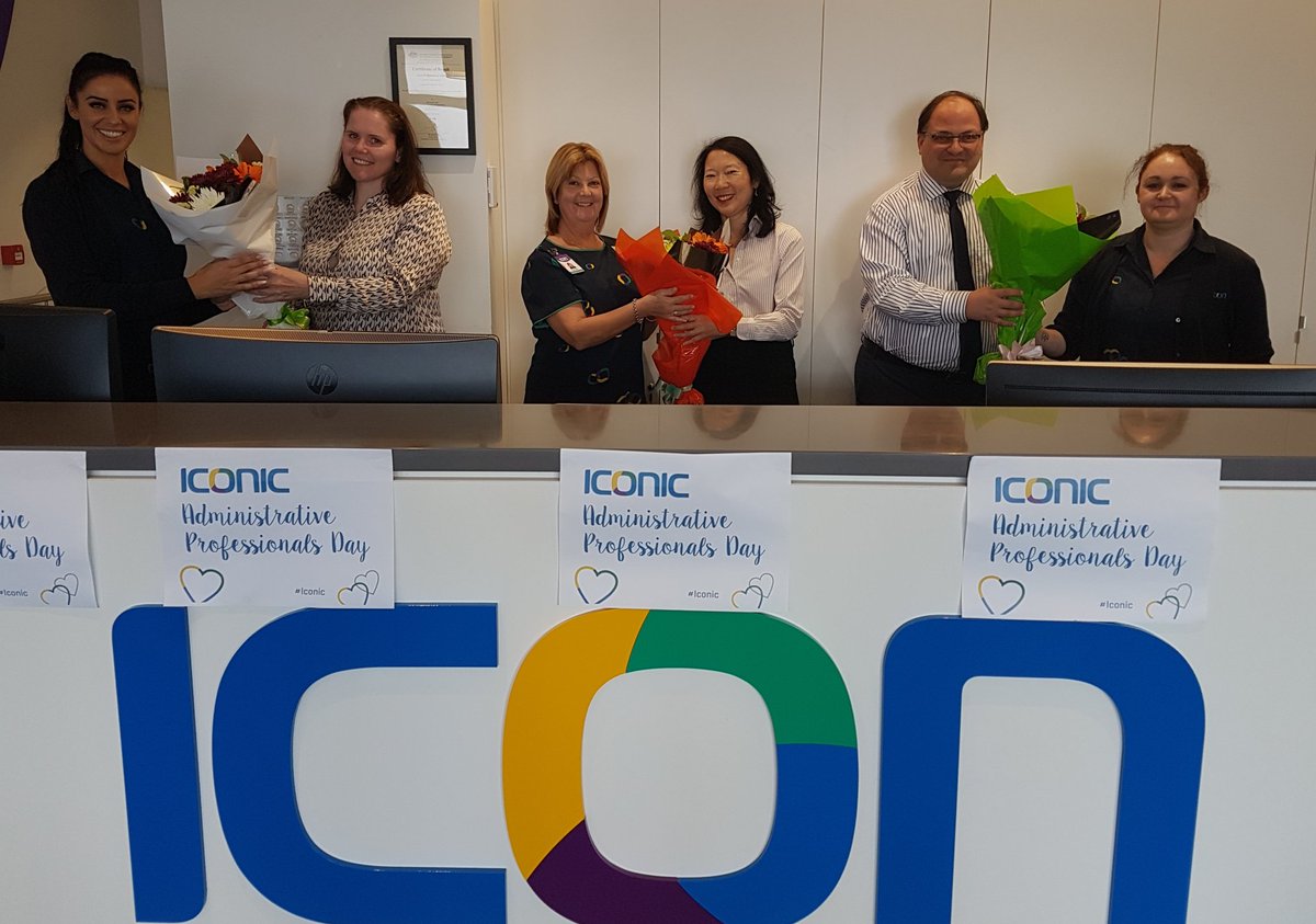 kndfletch's tweet photo. Our doctors showing their appreciation for the wonderful @IconGroupAU Revesby Icon Admin Team! #AdministrativeProfessionalsDay https://t.co/scc9GTlejD