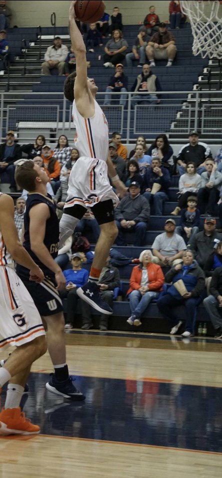 HowieSomp's tweet photo. It's GO TIME:  Come to the Border War @ Catholic tonight &amp; find out why Dalton Conn (Grainger) was Region Tourn MVP!  He has 1 speed-EXPLOSIVE and he is a high flying scorer that also makes everybody around him better! U also need to see him in the DUNK contest! SHOWTIME: 6:30/8 https://t.co/TZMexsAZS0