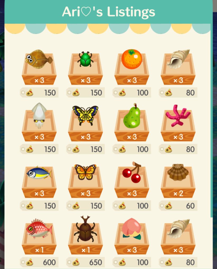 peachyariah's tweet image. I got the goods ✨#marketbox #acpc #ac #AnimalCrossingPocketCamp #AnimalCrossing