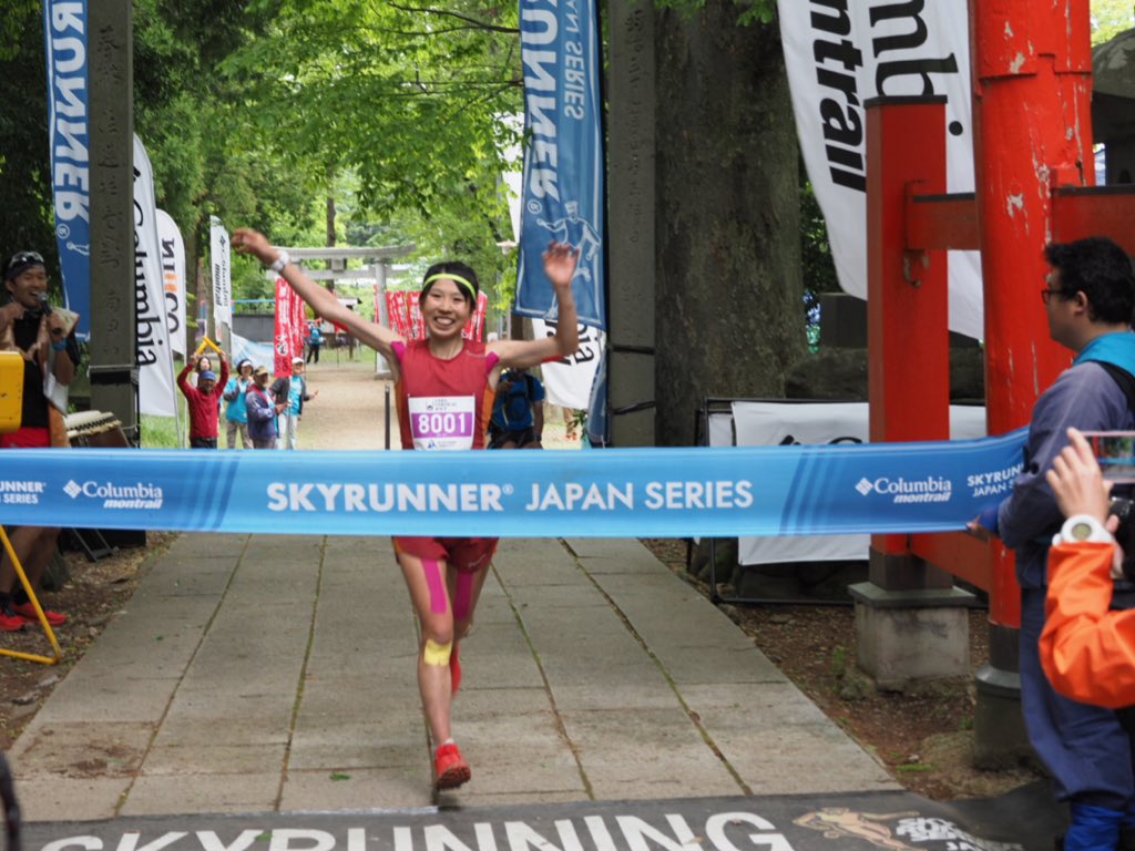 Dogsorcaravan's tweet photo. Finish: Takako Takamura is the female winner of Ueda Skyrace 25k, in 4:26. She also bagged both VK and Sky Skyrunning Japan Championship. #UedaVK https://t.co/7HEOrfJ7Kh