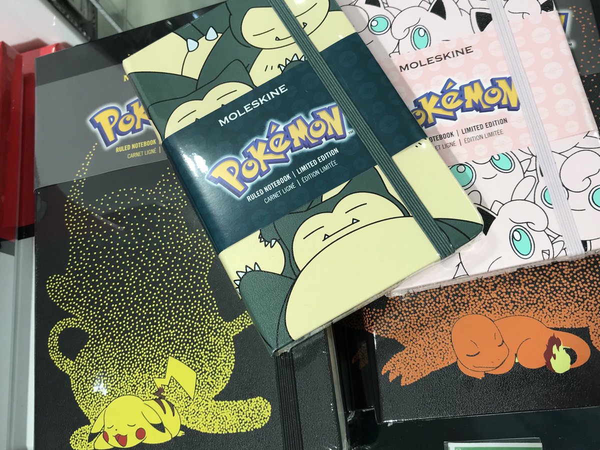 ついにモレスキンからポケモンとのコラボシリーズが登場！カビゴンと