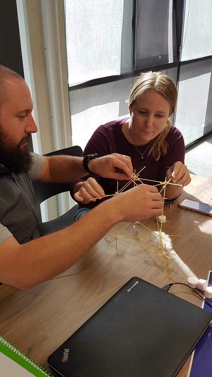 LoraBance's tweet photo. Engineering provocations can open interesting inquiry with students. @beattie_sam created a sturdy structure of strength #hpcce @ceacg https://t.co/kSCyDso6cO
