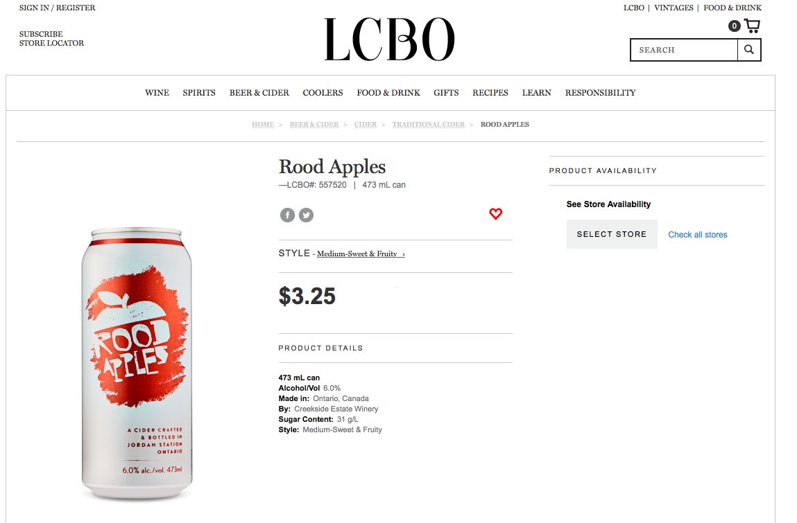 CreeksideWine's tweet photo. ROOD HAS ARRIVED! 🍎 Politely run down to your closest @LCBO and stock-up for the weekend #RandomRoodness #ONCider @OntCraftCider https://t.co/Ti8DkCUabA https://t.co/zBHQfVOa5z