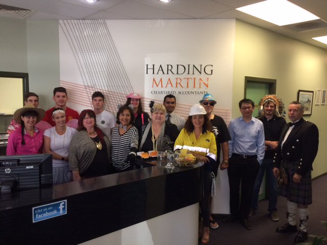HardingMartinCA's tweet image. For a bit of fun we decided to have a Fancy Dress day.   We had a cat burglar, fortune teller, sheriff, Scotsman and many more fabulous outfits on display.   What a great way to finish the week before a long weekend.
Check out our FB page for more pics.  #HardingMartin