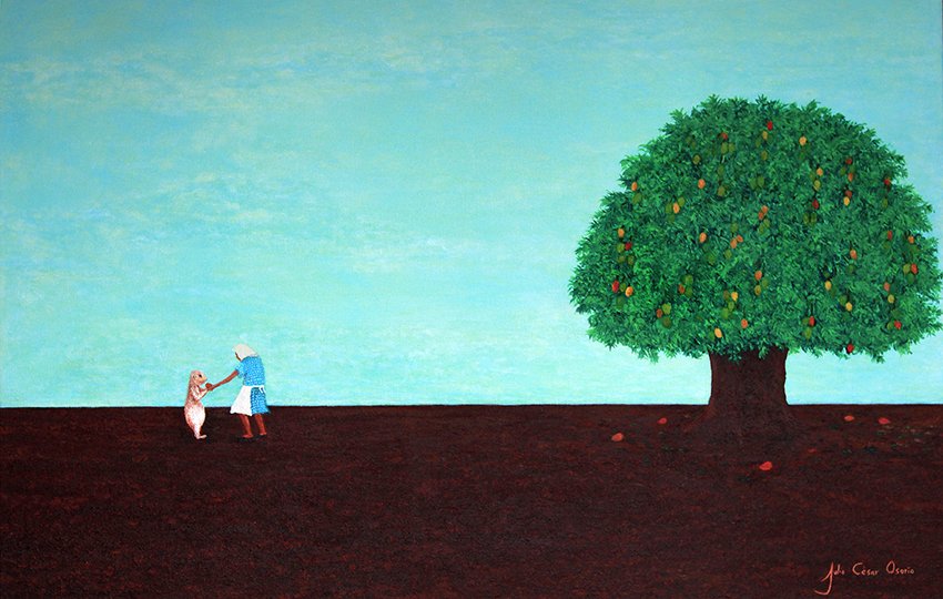 juliocesartist8's tweet image. @MangoTreeHome Great work you are doing guys and just thought I say hi and share one of my works titled Mango tree wisdom :)