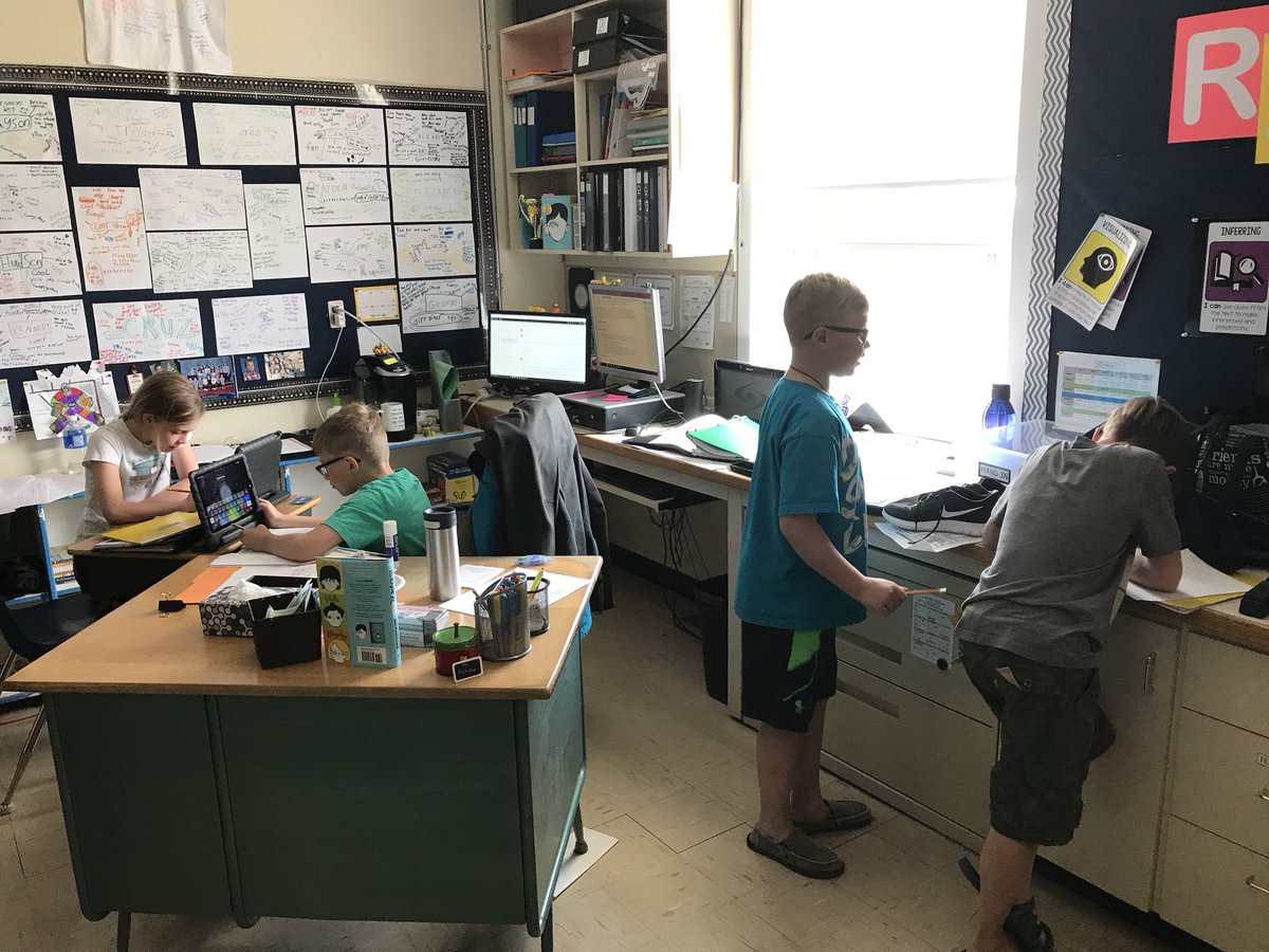 mr_mckillop's tweet photo. Looks like I need to find a new spot to work! Coach Cruz is taking over and it looks like he has some helpers. #studentinvasion @EstonMustangs https://t.co/ebkYGaEoOR