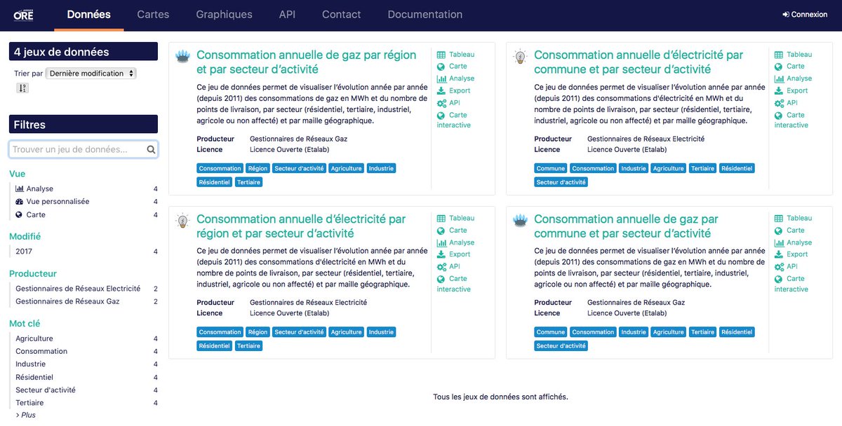 ThinkSmartgrids's tweet photo. Découvrez les premiers jeux en #OpenData de l'@AgenceOre sur les consommations de gaz et d'électricité par Régions et par commune https://t.co/3MGYICjxZ7 #SmartGrids #Data #DemocratieOuverte #transparence cc @enedis @GRDF @AdeefOfficiel @GazElecGrenoble @UnionELD https://t.co/iG68aX9CAZ