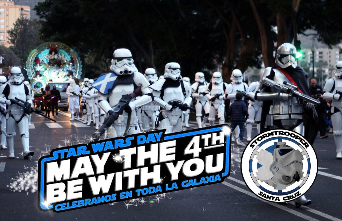 Guadagleztano's tweet photo. Feliz #StarWarsDay Que la Fuerza les acompañe #QueLaFuerzaTeAcompañe https://t.co/QkOxlN6Lih