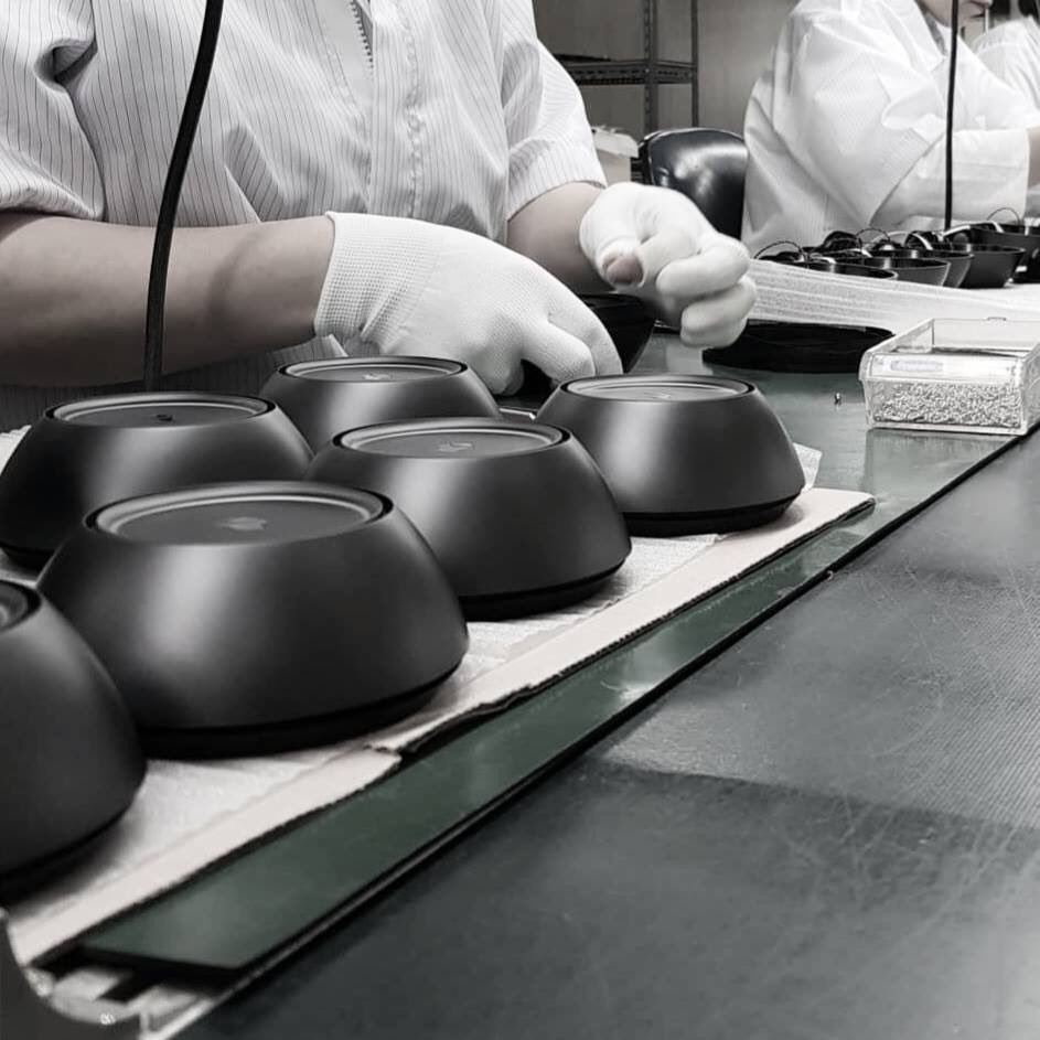 alexcapecelatro's tweet photo. Josh Micro production! So excited ❤️ #joshmicro #smarthome #cedia #voicecontrol https://t.co/ucP8vW4PqG
