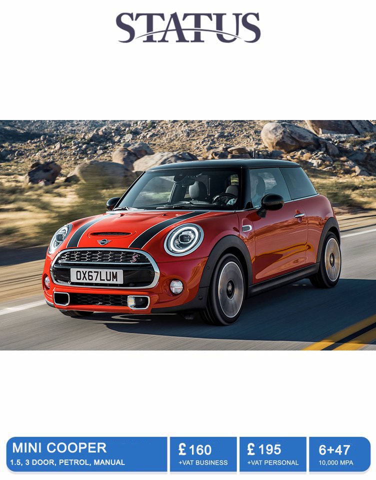 #mini #cooper Just £195
NO ADMIN FEES, DEPOSIT PAYABLE ON DELIVERY! NO UPFRONT PAYMENTS REQUIRED!

_______________________________________________________

#carlease #carleasing #carleasingdeals #car #cars #carstagram #cargram #instacar #igdaily #msport #bmw