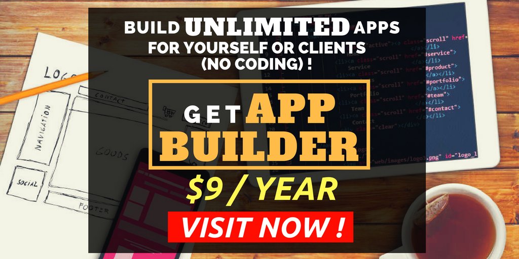 ZvroksgCaoimhe's tweet image. #designisbusiness Build ANDROID APPS and iOS Apps Get App Builder $9 a year bit.ly/2DDDZj1