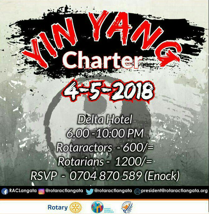 J_Harsam's tweet photo. @RotaractLangata Charter Night happening tonight. May the 4th be with you! ☺ https://t.co/8TjGy64eG1