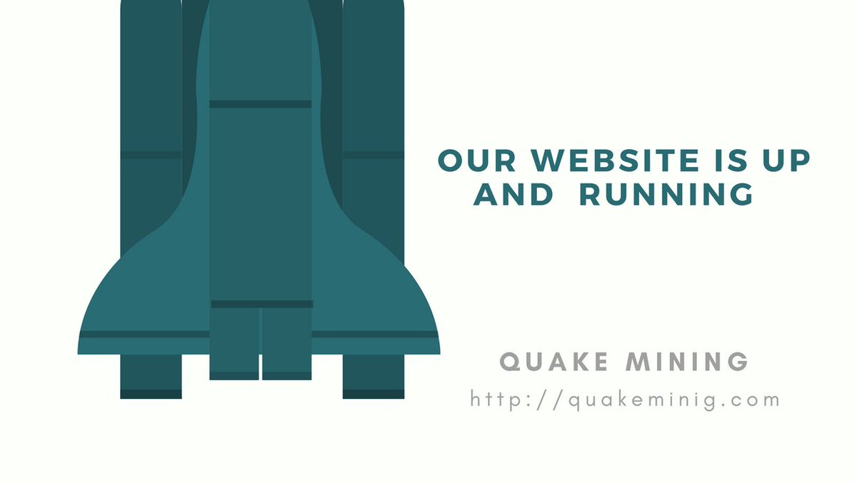QuakeMining's tweet image. Stay tuned because we have some AWSOME news for today!!  🚀 #quakemining #ico #bitcoin #altcoin #cryptocurrencies #cryptocurrency @QuakeMining