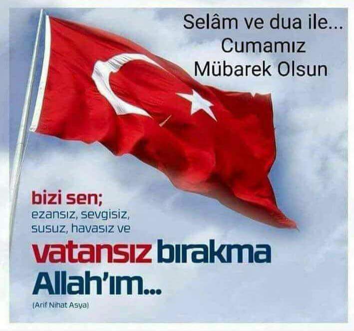 TÜM İSLAM ÂLEMİNİN
CUMA'SI MUBAREK OLSUN