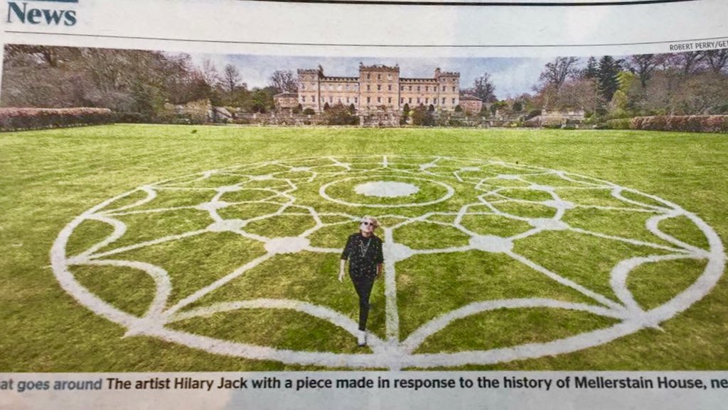 hilaryjack's tweet photo. Blimey I’m in @thetimes ! The Messenger opens today @MellerstainBSP #mellerstainhouse pictured In Memoriam photo cred #RobertPerry @GettyImages @fourcomms tech support @M3inds https://t.co/Qh52E7ufAT