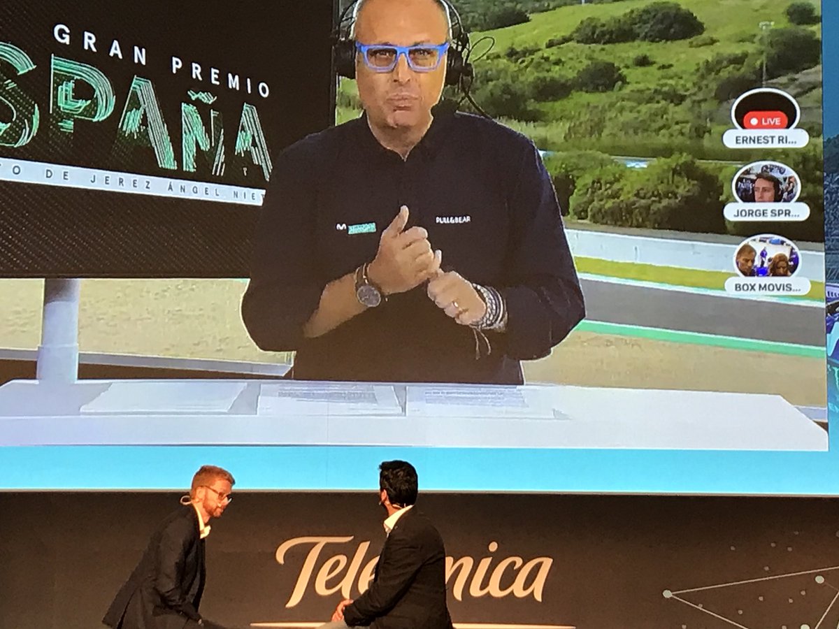 ALNShow's tweet photo. El Xtreamr diseña un ecosistema para crear un producto y un servicio para revolucionar la televisión. #ForoTecnologíayDeporteTelefónica #movistarmotogp #xtreamr https://t.co/zE0bpdcMik
