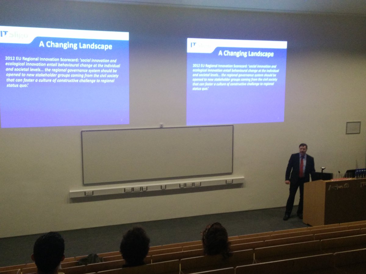 ATU_CRU's tweet photo. Very interesting presentations at the  Charting a path through the health innovation fog @itsligo. #research #neuroplasticity #NWHIC https://t.co/Uzz54I4Pnx