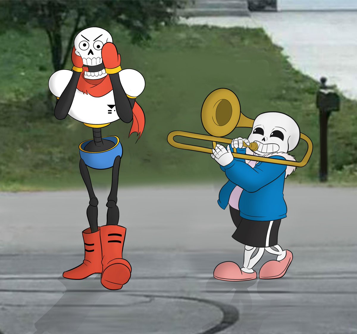 Kihuntress Comms Open This Has Probably Been Done Already But I Did It Anyways Undertale Sans Papyrus Meme Trumpetboy Kihuntress Comms Open This Has Probably Been Done Already But I Did It Anyways Undertale Sans Papyrus Meme Trumpetboy