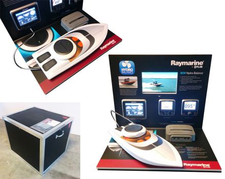SplashDisplay's tweet image. Need premium quality #CTUs for your hi-tech products like these for @Raymarine ? That's our speciality! ow.ly/DTKz30jriBO #countertopdisplay