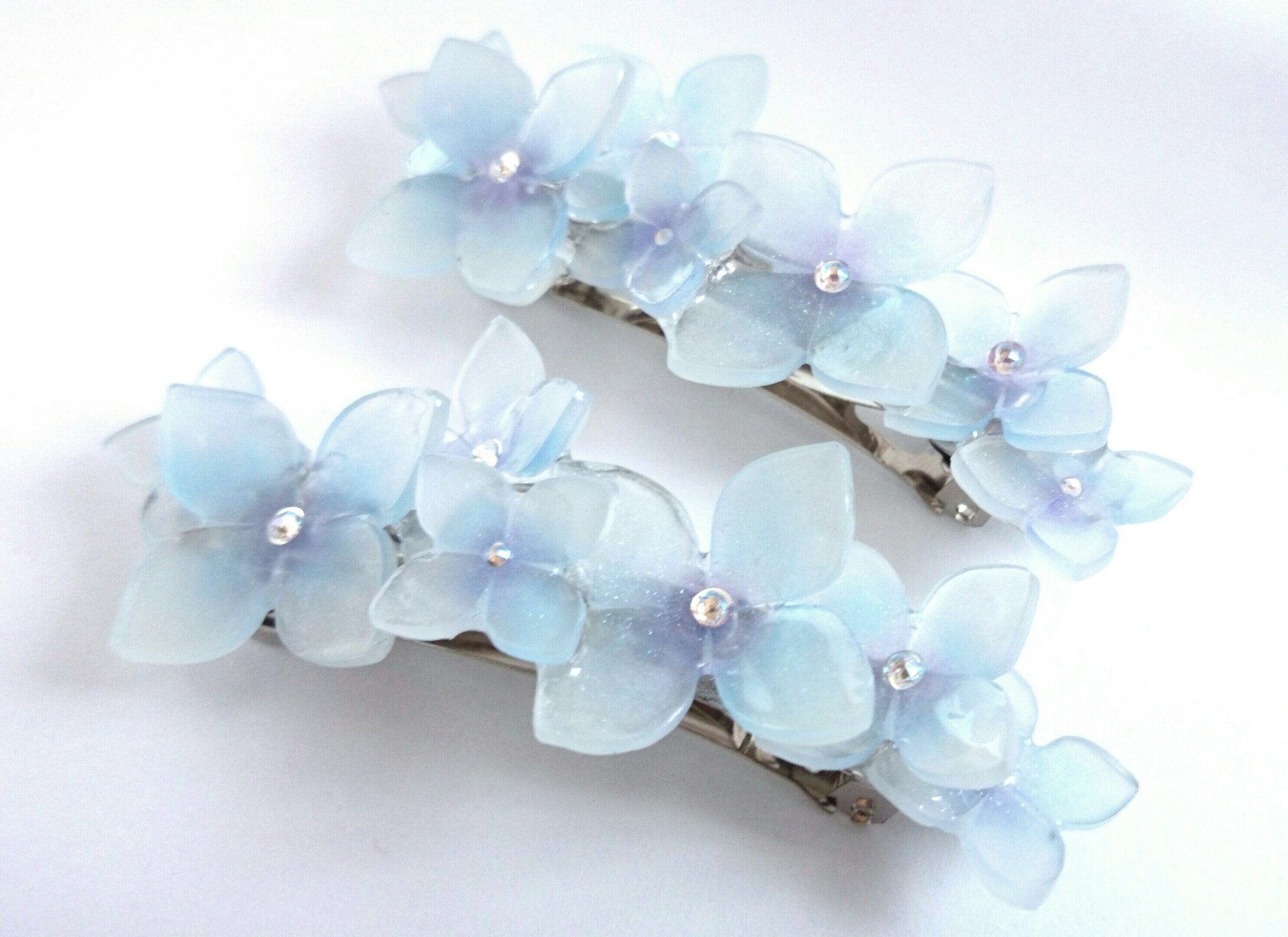 紫陽花のバレッタ 欲し