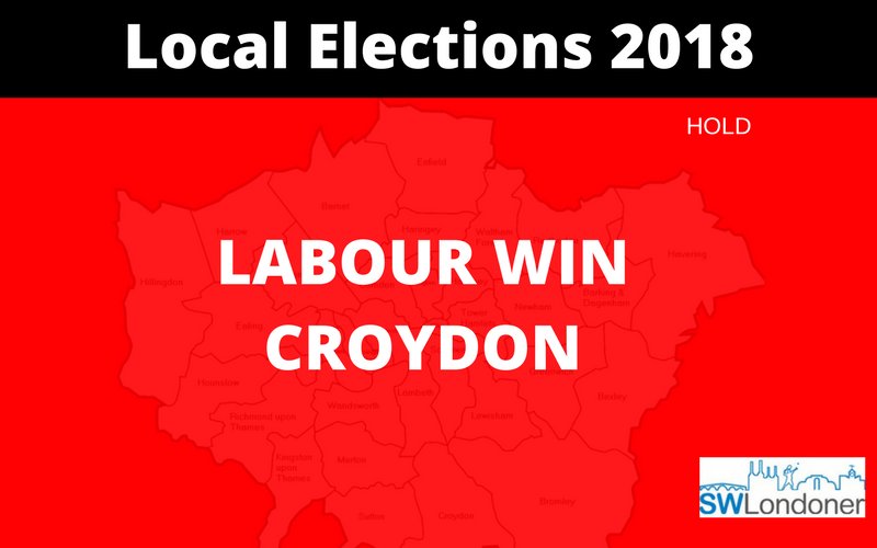 LondonersNews's tweet photo. #LondonElections2018: LABOUR HOLD #CROYDON https://t.co/MsjtQlD7Cx