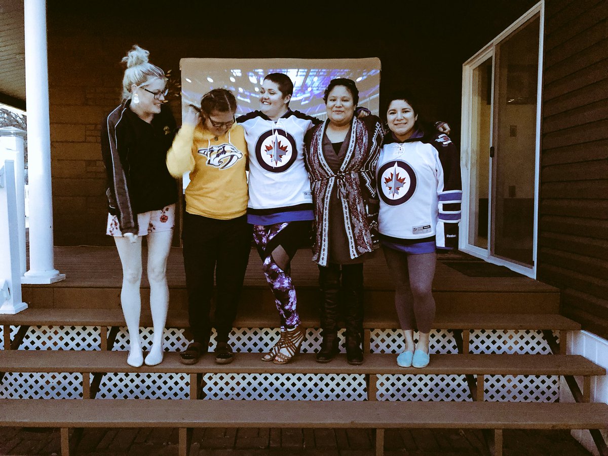 10bgood's tweet photo. Might have been in the “Wrong” colours here tonight in Manitoba, but I’m pretty sure my main man @PKSubban1 knew he had to represent the RIGHT colours! #GoPredsGo #76AllTheWay https://t.co/J70sxMQAgo