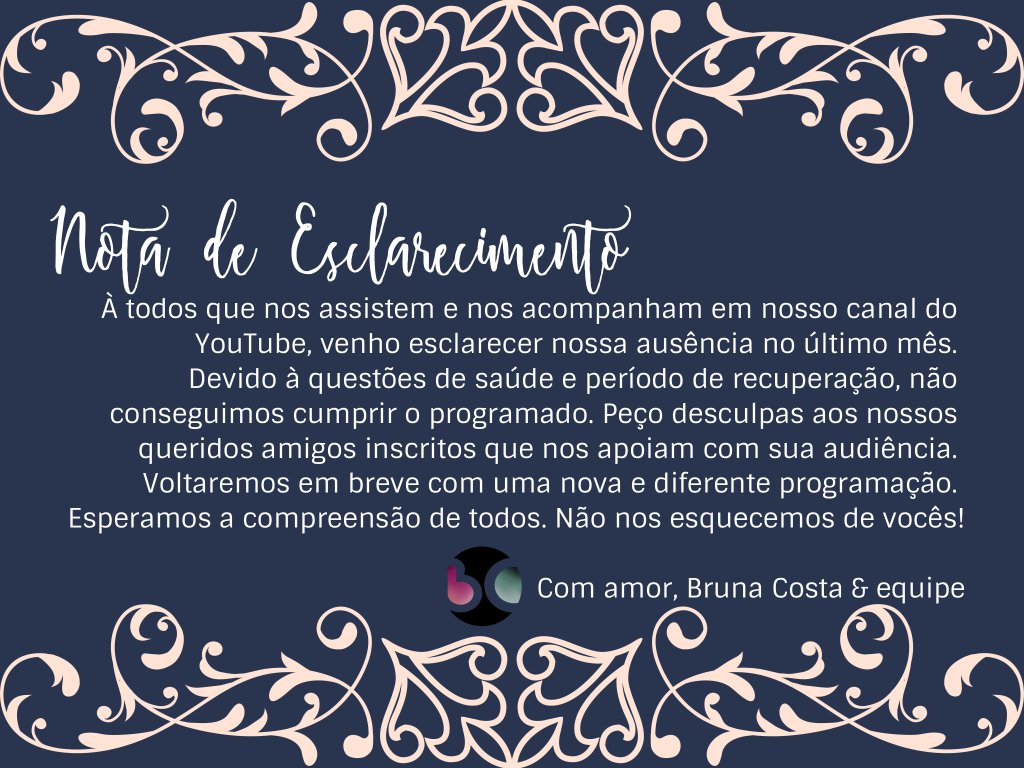 _BrunaCosta_'s tweet photo. [YouTube] Nota de Esclarecimentos https://t.co/XwZOtmmtcN https://t.co/wy8SNb3lIl