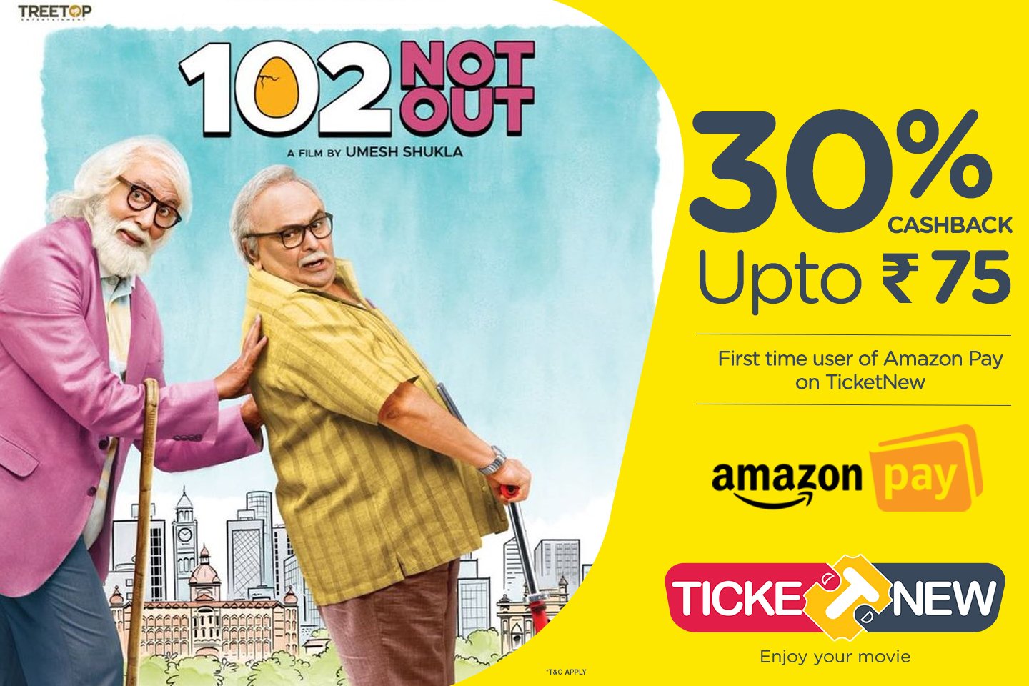 ticketnew first time user offer