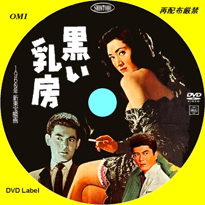 Omi 黒い乳房 Black Breasts 1960 異父姉妹ひとりが会社社長の娘に一端は成りすましに成功するも 最後には破綻していくサスペンス映画 いつものパターンどうり 良い子が池内淳子さんで 悪い子が小畠絹子さんです 監督は土居通芳 菅原文太 高宮