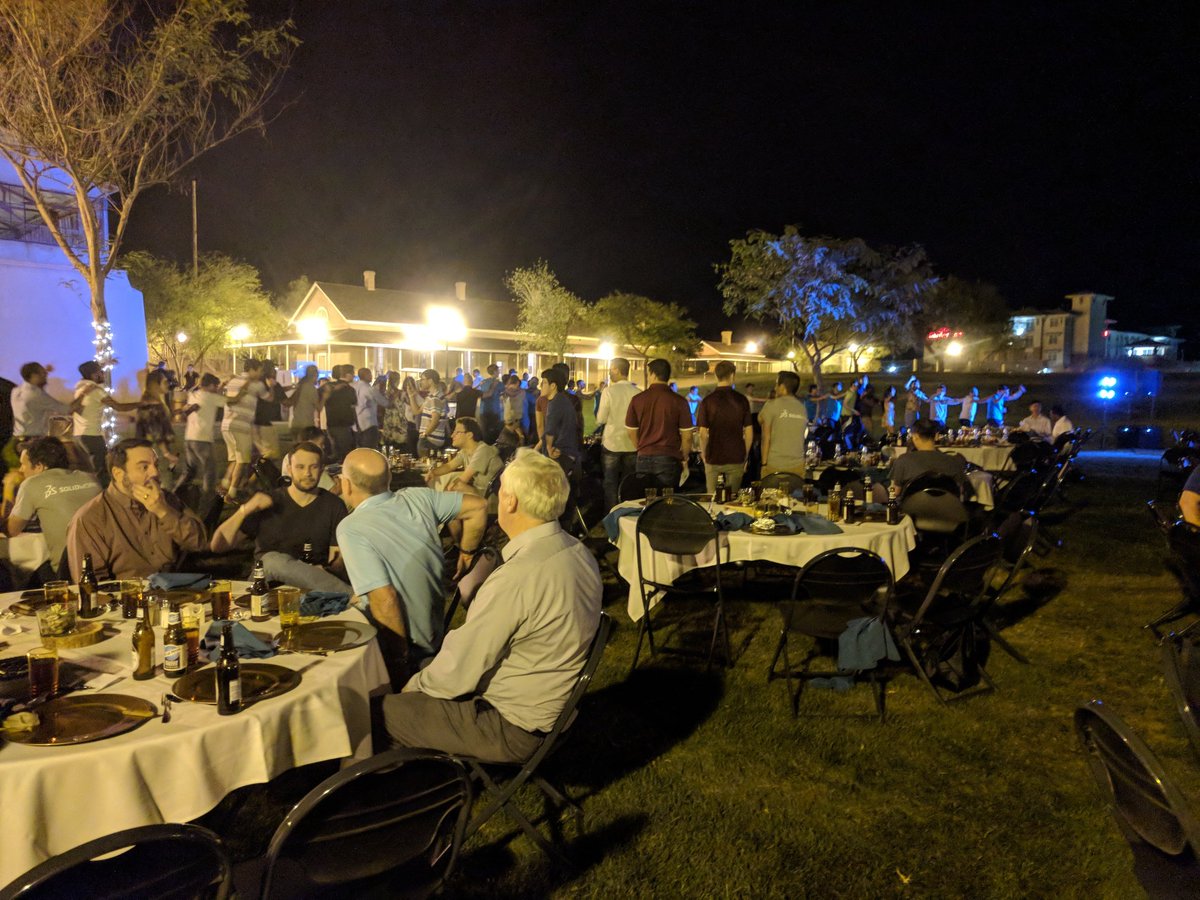 MayorNicholls's tweet photo. SAE AutoDrive Challenge sponsored by GM. 1st yr of the 3 year contest to create autonomous vehicle is held in Yuma. Thanks Cabelleros de Yuma, YCNHA Visit Yuma and the city for tonight's reception.
#United4Yuma https://t.co/l8sZWqEPkR