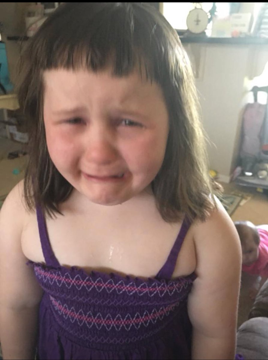 When your niece cuts her own bangs and thinks she's ugly so you reassure  her she's out here lookin like Beyoncé, image size:894x1200