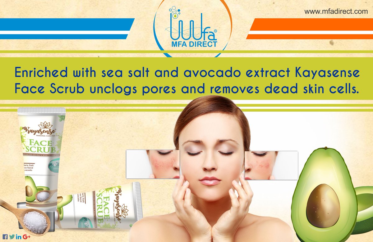 mfa_direct's tweet photo. इस्तेमाल करे Kayasense Face Scrub और पाए डेड स्किन से छुटकारा|
अधिक जानकारी के लिए, Visit:https://t.co/D8FLJYKMsf
#MFAdirect #KayasenseFaceScrub #BestFaceScrub #ExfoliatingScrub #NaturalFaceScrub #RemoveDeadSkinFromFace #ScrubFaceWash #AyurvedicFaceScrub https://t.co/MiLV1af17x