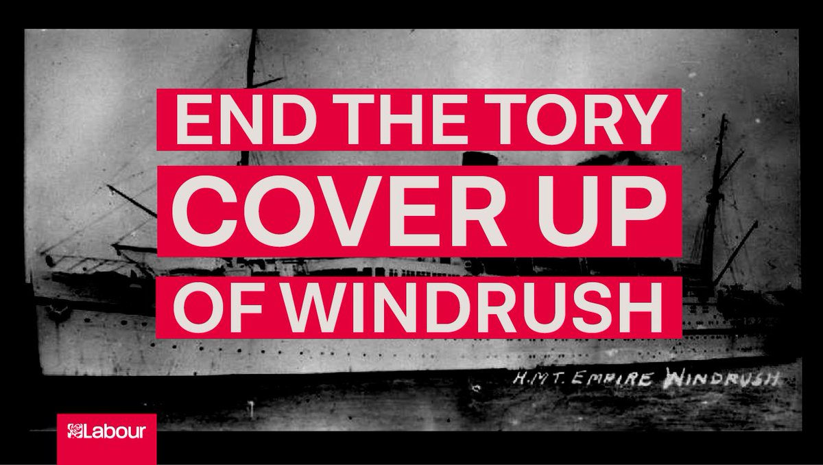 Windrush Scandal...
The cover up continues 

Drafted to replace Amber Rudd, who “inadvertently misled” members of Parliament over targets for deporting undocumented immigrants, Mr. Javid has been given the job of sorting out the so-called Windrush.

#WindrushCoverUp