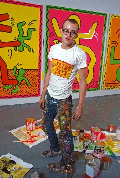 Happy birthday to the legendary Keith Haring who would have been 60 today!  