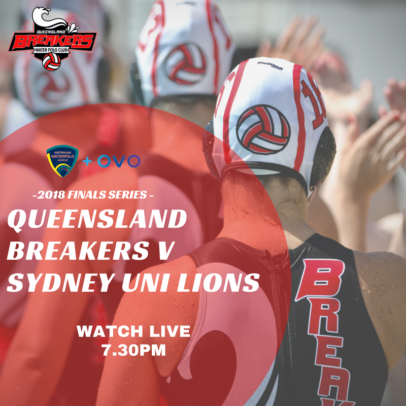 Good luck to the @QueenslandBreakers in tonight's elimination final v Sydney University Lions. You can catch all the action live via @ovoplay. ow.ly/kfYx30jPnIv #ovoawl #waterpolo #breakem