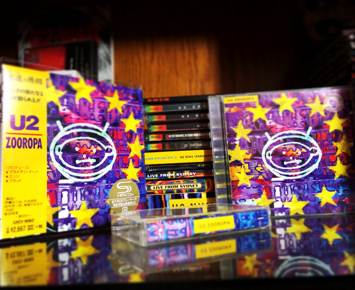 vitonu2's tweet image. Alejándome un poquito de la realidad, yo, me declaró ciudadano de Zooropa #U2Zooropa #MiniLp #HMCD #Japanese #U2Collector