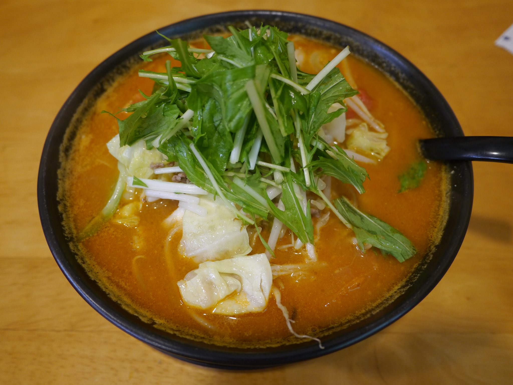 仙台ラーメン事情リターンズ On Twitter デリシャストマト ファームカフェ 大崎市鹿島台 トマト辛味噌ラーメン 900 昔ながらの本格ナポリタン 850 辛味噌ラーメンが女性に人気ありますね ナポリタンは前回のトマトスープパスタ 850と同様に麺の茹で加減良く