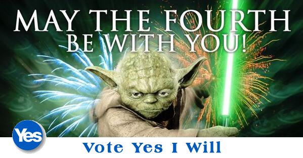 LGPRScotland's tweet photo. #MayTheFourthBeWithYou https://t.co/YgrGnhg4Vb